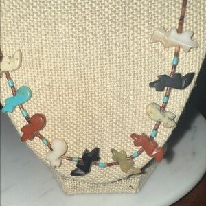 Multicolor  Animal Fetiche Necklace